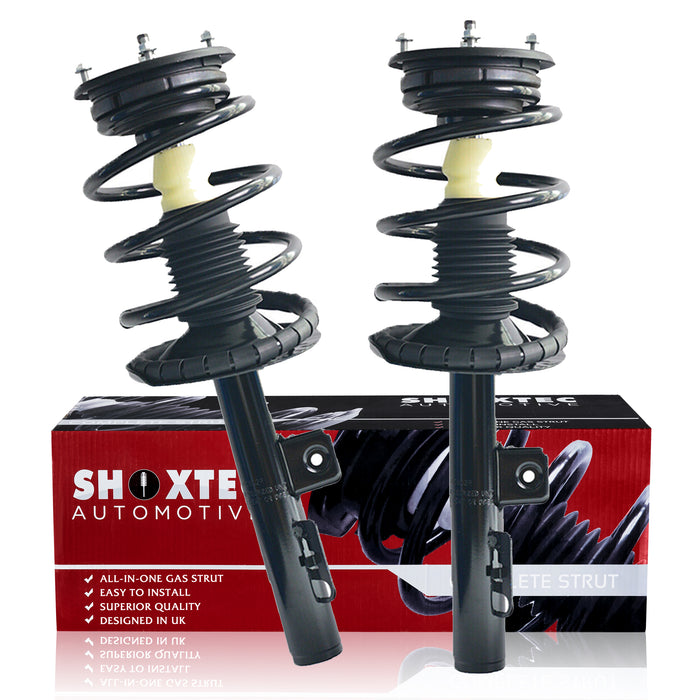 Shoxtec Front Complete Struts fits 2005 - 2007 Ford Five Hundred and Mercury Montego Coil Spring Assembly shock Absorber kit Repl no. 11293 11294