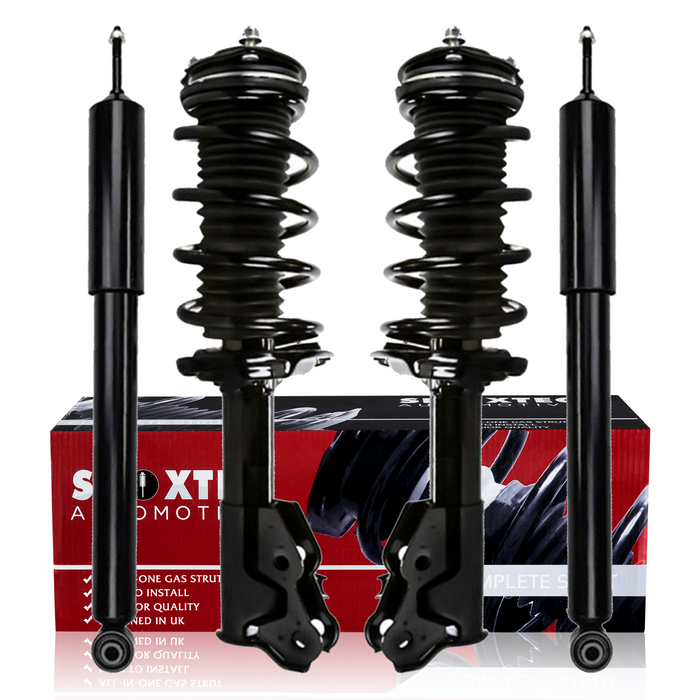 Shoxtec Full Set Complete Strut Shock Absorbers Replacement for 2006-2011 Acura CSX Replacement for 2006-2011 Honda Civic Repl. no 172287 172286 5609