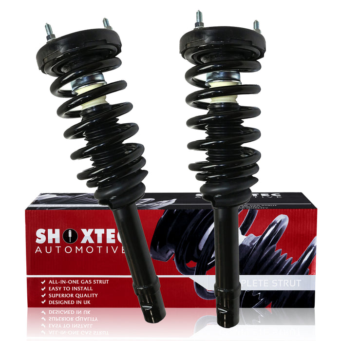 Shoxtec Front Complete Struts Assembly for 2006 - 2010 Hyundai Sonata 2006 - 2011 Azera Coil Spring Shock Absorber Kits Repl. Part No. 172281