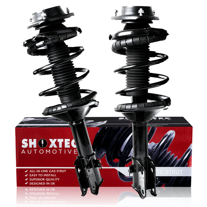 Shoxtec Front Complete Struts Assembly for 2000 - 2004 Subaru Legacy Coil Spring Assembly Shock Absorber Repl. Part no. 171448 171447