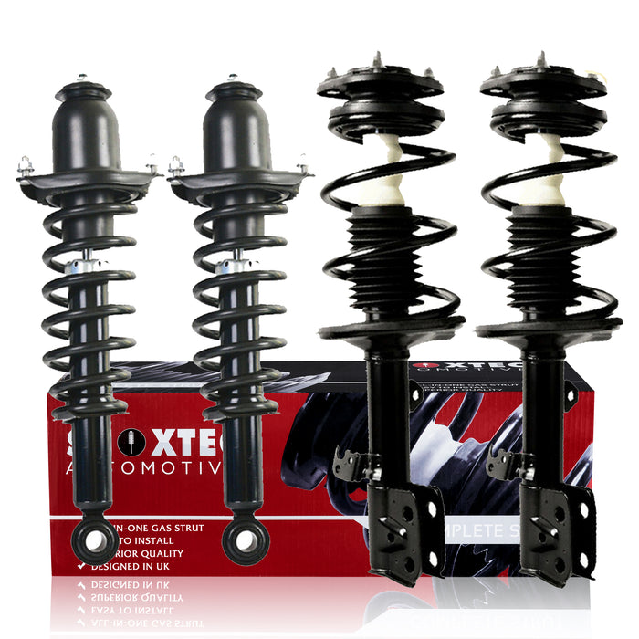 Shoxtec Full Set Complete Struts fits 2009-2012 Toyota Corolla Coil Spring Assembly Shock Absorber Repl. Part no. 572598 572597 172599L 172599R