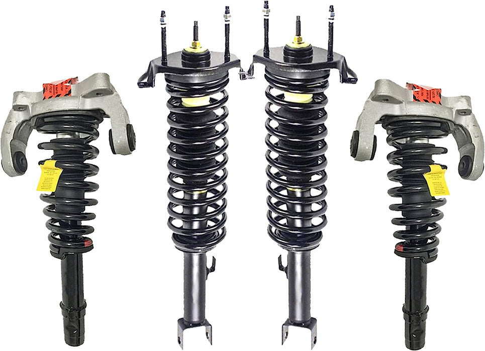 Shoxtec Full Set Complete Struts Assembly Replacement for 2001-2006 Chrysler Sebring Coil Spring Shock Absorber Repl. part no 8335532L 8335532R 8111166€¦