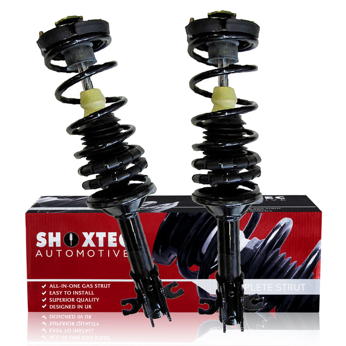 Shoxtec Rear Complete Struts Coil Spring Assembly for 1991-1996 Ford Escort; 1990-1994 Mazda 323; 1990-1994 Mazda Protege; 1991-1996 Mercury Tracer;