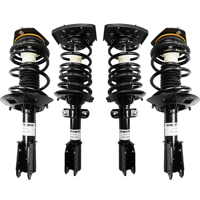 Shoxtec Full Set Complete Strut Shock Absorbers Replacement for 2000-2003 Chevrolet Impala; Except Police Package Except Taxi Package Repl. no 271662L 271662R