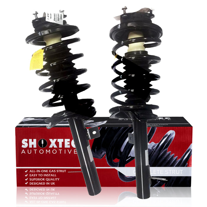 Shoxtec Front Complete Struts Assembly for 2000 - 2005 Ford Focus Coil Spring Assembly Shock Absorber Repl. part no. 171505 171504