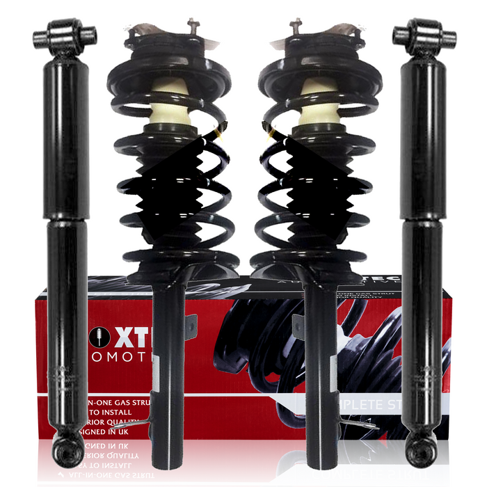 Shoxtec Full Set Complete Strut Shock Absorbers Replacement for 2000-2001 Ford Focus Replacement for 2002-2004 Ford Focus Replacement for 2002-2004 Ford Focus Replacement for 2005 Ford Focus