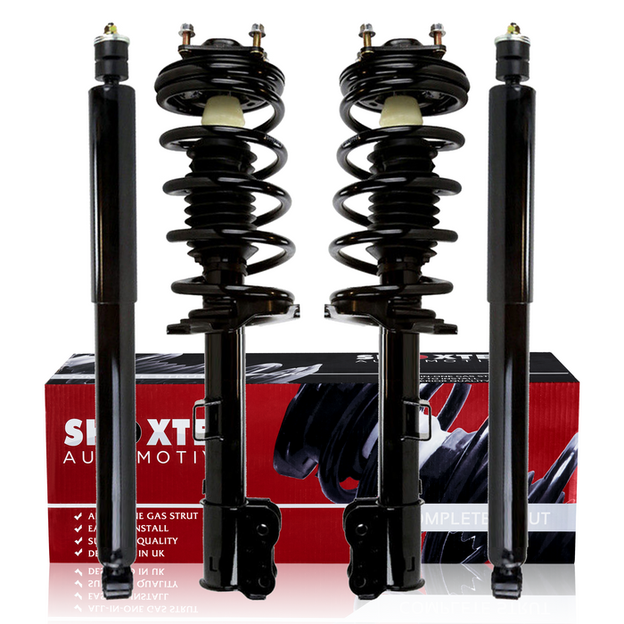 Shoxtec Full Set Shock Absorbers Replacement for 2008-2012 Ford Escape, 2008-2011 Mazda Tribute, 2005-2011 Mercury Mariner, Repl. Part No.171593, 181594, 37318