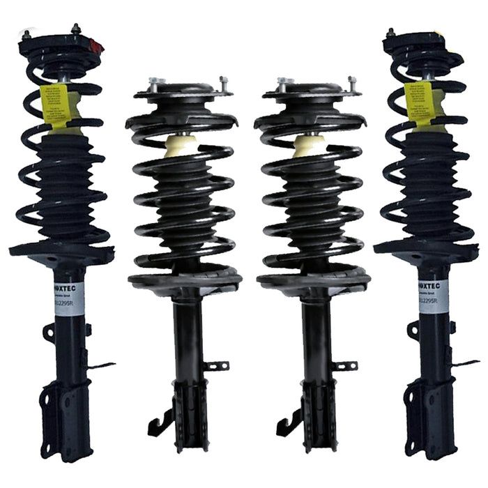 Shoxtec Full Set Complete Struts Assembly fits 1993 - 1997 GEO Prizm Coil Spring Spring Shock Absorber Repl. part no 171952 171951 171954 171953