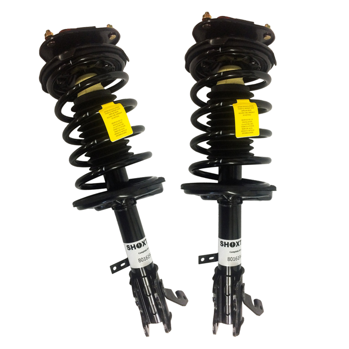 Shoxtec Front Complete Struts Replacement for 1993 - 1997 Geo Prizm 1998 - 2002 Chevrolet Prizm and 1993 - 2002 Toyota Corolla Coil Spring Assembly Shock Absorber Repl. part no. 271951 271952