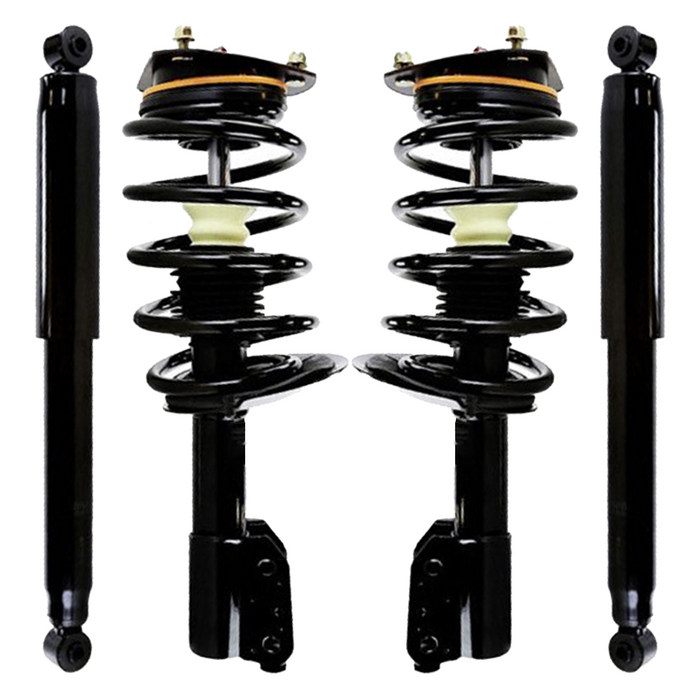 Shoxtec Full Set Complete Strut Shock Absorbers Replacement for 1997-2005 Chevrolet Venture; Replacement for 1997-2004 Oldsmobile Silhouette; Replacement for 1999-2005 Pontiac Montana; Replacement for 1997-1999 Pontiac Trans Sport;