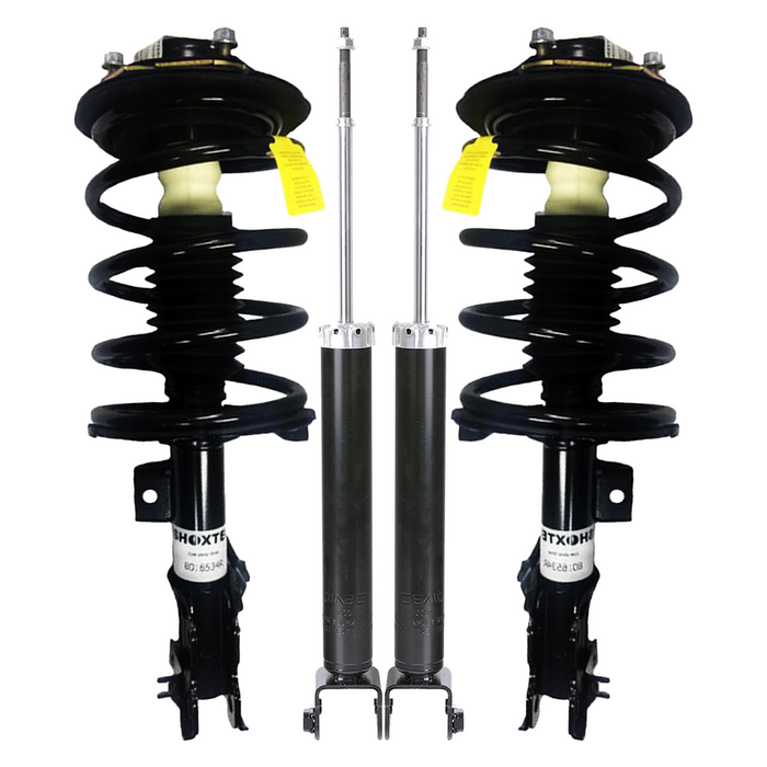Shoxtec Full Set Complete Struts Coil Spring Assembly Shock Absorbers Replacement for 2002 2003 2004 2005 2006 Nissan Altima 3.5L V6 Repl No. 171427 171426 5990
