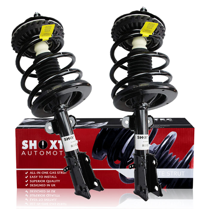 Shoxtec Front Complete Struts fits 2001-2007 Dodge Grand Caravan; 01-03 Chrysler Voyager; 01-07 Town&Country Coil Spring Shock Absorber Kits Repl Part no. 171572