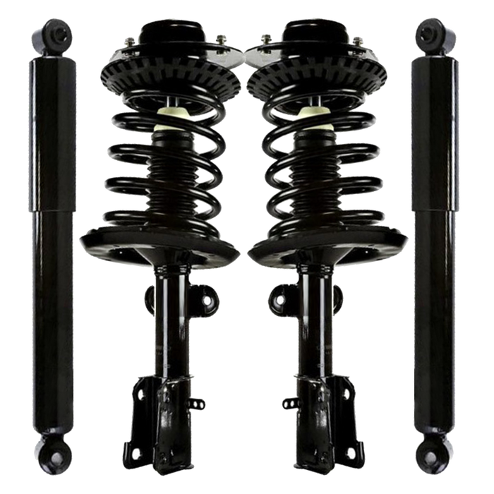Shoxtec Full Set Complete Strut Shock Absorbers Replacement for 2001-2007 Chrysler Town&Country; FWD Replacement for 2001-2003 Chrysler Voyager; Replacement for 2001-2007 Dodge Caravan; Replacement for 2001-2004 Dodge Grand Caravan; FWD