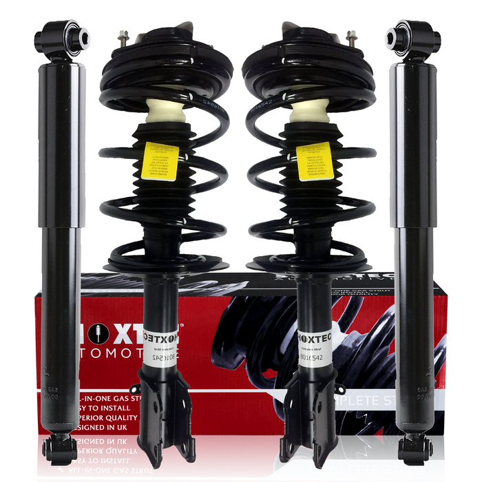 Shoxtec Full Set Complete Strut Shock Absorbers Replacement for 2001-2010 Chrysler PT Cruiser; All Trim Levels Repl.no 171592 5989