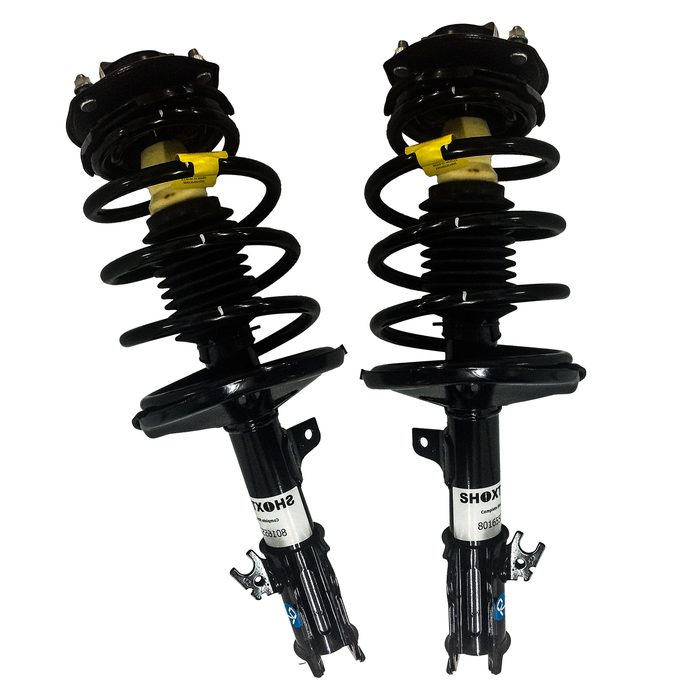 Shoxtec Front Complete Struts Assembly For 1997 - 2001 Toyota Camry; 1999 - 2003 Toyota Solara Coil Spring Assembly Shock Absorber Repl. 171678 171679