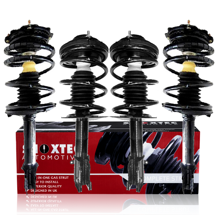 Shoxtec Full Set Complete Struts Assembly for 1995 - 1999 Dodge Neon; Plymouth Neon Coil Spring Shock Absorber Repl. part no. 171960 171959