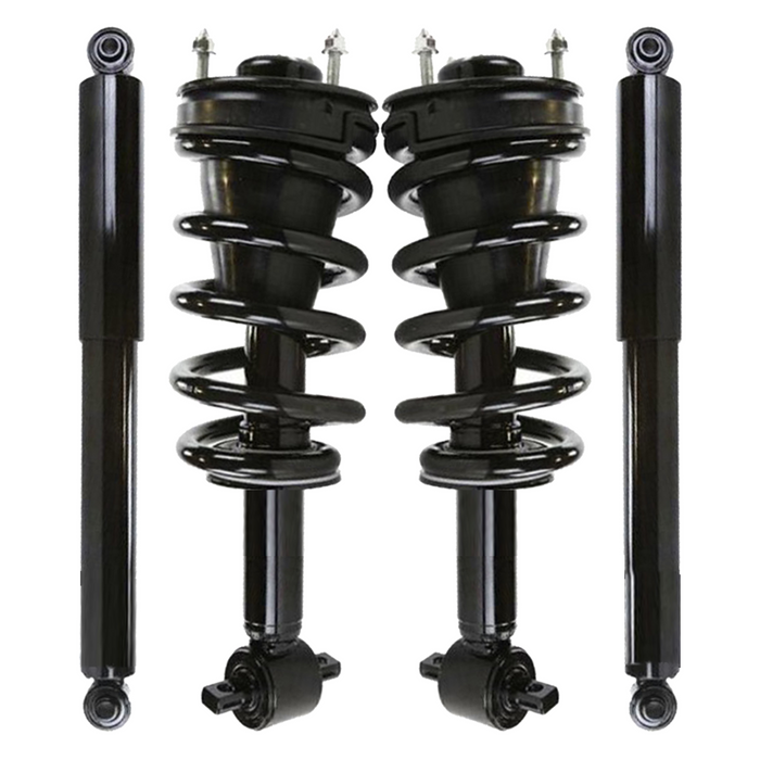 Shoxtec Full Set Complete Strut Shock Absorbers Replacement for 2007-2013 Chevrolet Silverado 1500;
Replacement for 2007-2013 GMC Sierra 1500; Without Electronic Suspension Repl.no 139105 911533