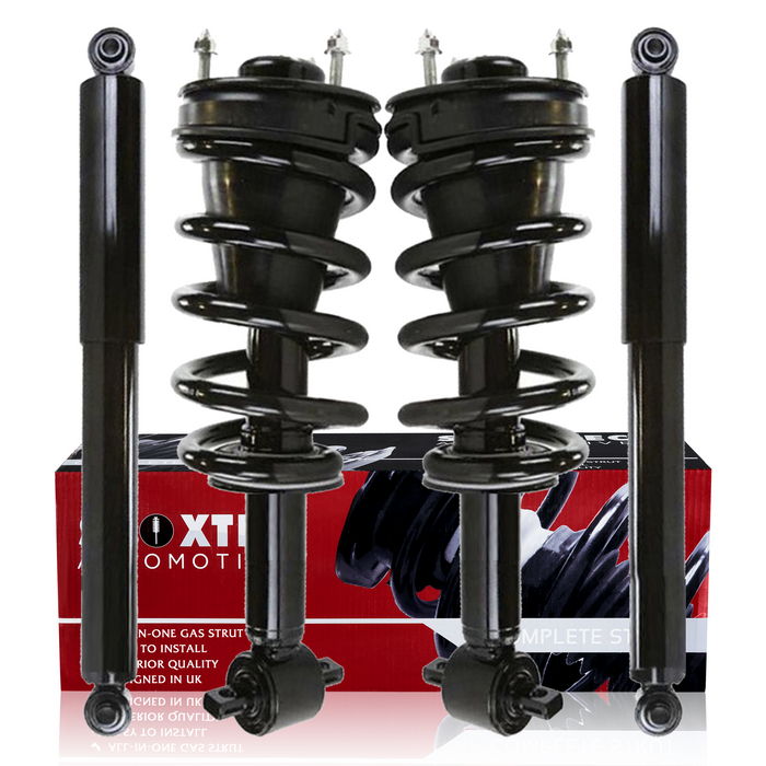 Shoxtec Full Set Complete Strut Shock Absorbers Replacement for 2007-2013 Chevrolet Silverado 1500;
Replacement for 2007-2013 GMC Sierra 1500; Without Electronic Suspension Repl.no 139105 911533