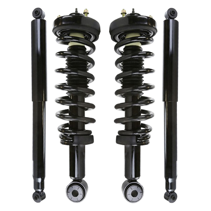 Shoxtec Full Set Complete Strut Shock Absorbers Replacement for 2004 Ford F-150; Lariat, STX, XL, XLT RWD Only;
Replacement for 2005-2008 Ford F-150; RWD Only 2006-2008 Lincoln Mark LT; RWD Only