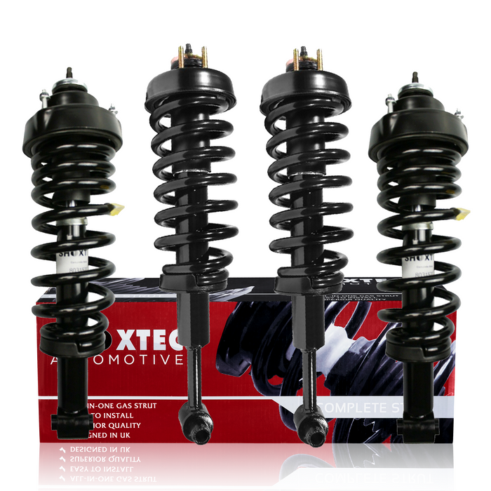 Shoxtec Full Set Complete Struts Replacement for 2004 - 2005 Ford Explorer 04-05 Mercury Mountaineer Coil Spring Assembly Shock Absorber Repl. part no. 171398 171322