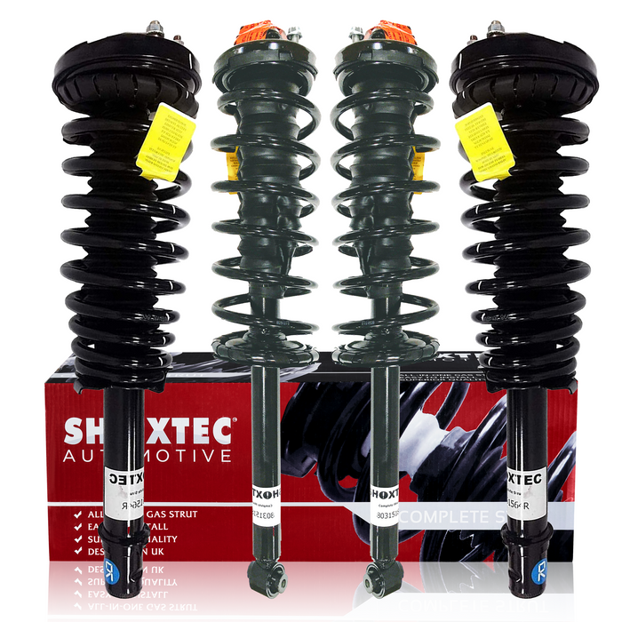 Shoxtec Full Set Complete Strut Shock Absorbers Replacement for 1998-2002 Honda Accord; All Trim Levels Repl. no 171691L 171691R 15280 181299