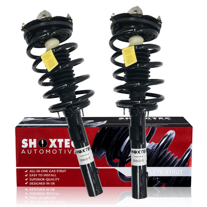 Shoxtec Front Complete Struts Coil Spring Assembly for 1996 - 2007 Ford Taurus; 1996 - 2005 Mercury Sable