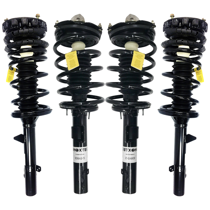 Shoxtec Full Set Complete Struts Coil Spring Assembly for 1996 - 2007 Ford Taurus; 1996 - 2005 Mercury Sable