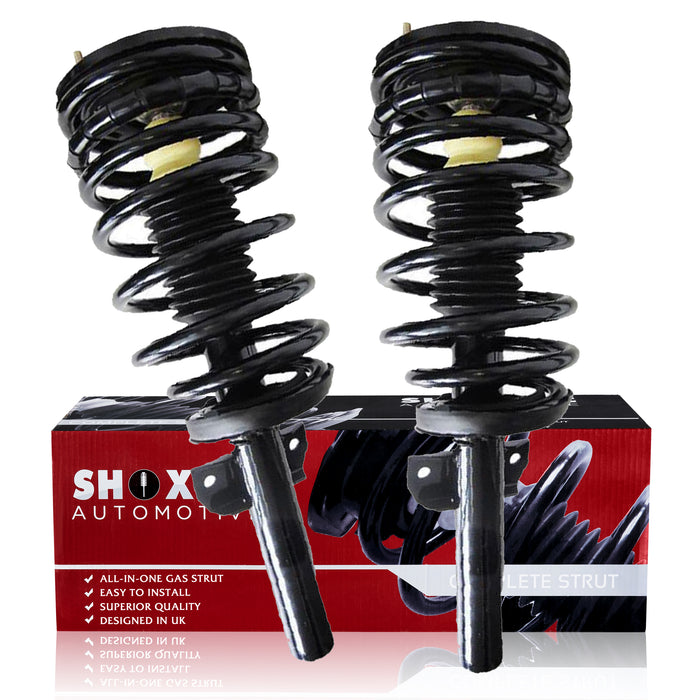Shoxtec Front Complete Struts for 1986 - 1995 Ford Taurus; 1986 - 1995 Mercury Sable; Coil Spring Assembly Shock Absorber Repl. Part no. 171780