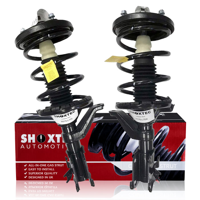 Shoxtec Front Complete Struts Fits 2001-2003 Acura EL 2001-2005 Honda Civic Coil Spring Assembly Shock Absorber Kits Repl Part No. 171434 171433