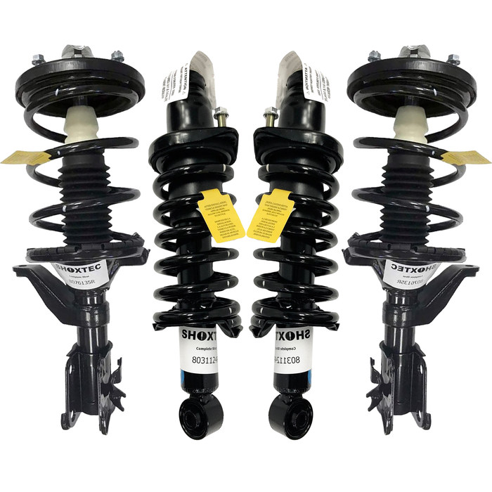 Shoxtec Full Set Complete Strut Shock Absorbers Replacement for 2001-2005 Honda Civic Repl. No 171340L 171340R 171434 171433