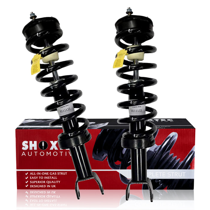 Shoxtec Front Complete Struts Assembly for 2009 2010 Dodge Ram 1500; 2011 - 2018 Ram 1500; 2019 2020 RAM 1500 Classic Coil Spring Shock Absorber Kits Repl. part no. 172292