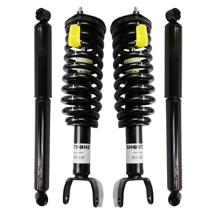 Shoxtec Full Set Complete Strut Shock Absorbers Replacement for 2005-2009 Dodge Dakota; 4WD; Replacement for 2006 Mitsubishi Raider; 4WD; Replacement for 2007-2009 Mitsubishi Raider; 4WD