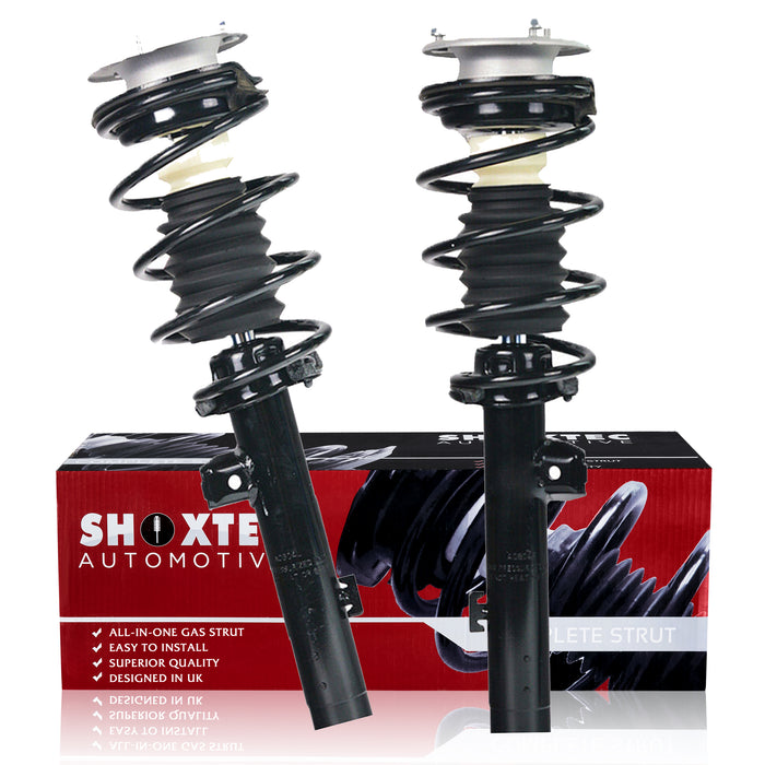 Shoxtec Front Complete Struts Assembly fits BMW 3 Series and 1 Series; 2006 - 2013 Coil Spring Shock Absorber Kits Repl. part no. 11373 11374