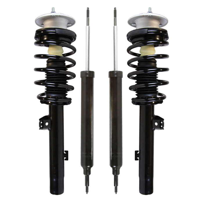 Shoxtec Full Set Shock Absorbers Replacement for 2008-2013 BMW 128i, 135i, 2013 135is, 2006 325i; 2007-2013 328i; 2006 330i; 2007-2013 BMW 335i; Excludes model with Sport Suspension, E90 Chassis, Repl. Part No.11373, 11374, 5616