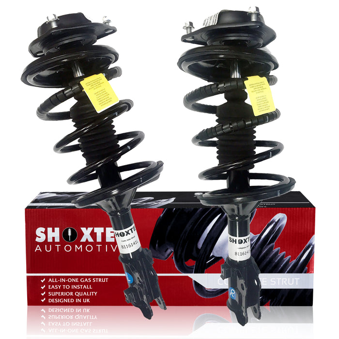 Shoxtec Front Complete Struts for 2000 - 2006 Hyundai Elantra Coil Spring Assembly Shock Absorber Repl. Part no. 171405 171404