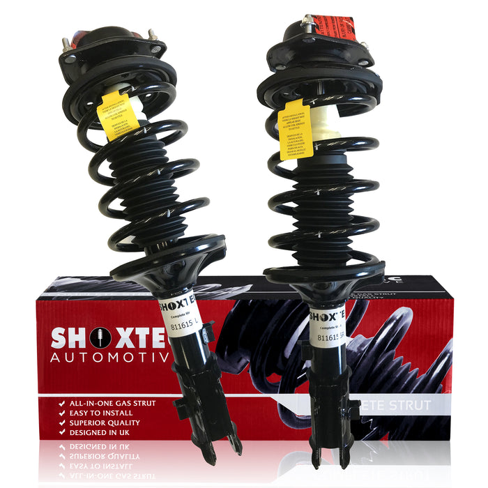 Shoxtec Front Complete Struts Assembly fits 2000 - 2005 Hyundai Accent Coil Spring Assembly Shock Absorber Repl. Part no. 171401 171400