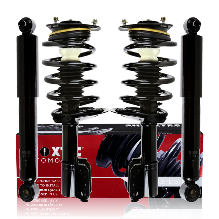 Shoxtec Full Set Complete Strut Shock Absorbers Replacement for 2002-2007 Buick Rendezvous; Except Rear Air Leveling System
Replacement for 2001-2005 Pontiac Aztek; AWD Only Repl. no 172113 39052