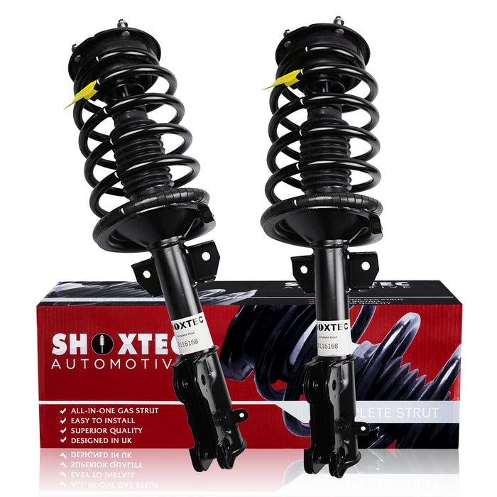 Shoxtec Front Complete Struts Replacement for 2005 - 2010 Ford Mustang Coil Spring Assembly Shock Absorber kits Repl. Part no. 172138