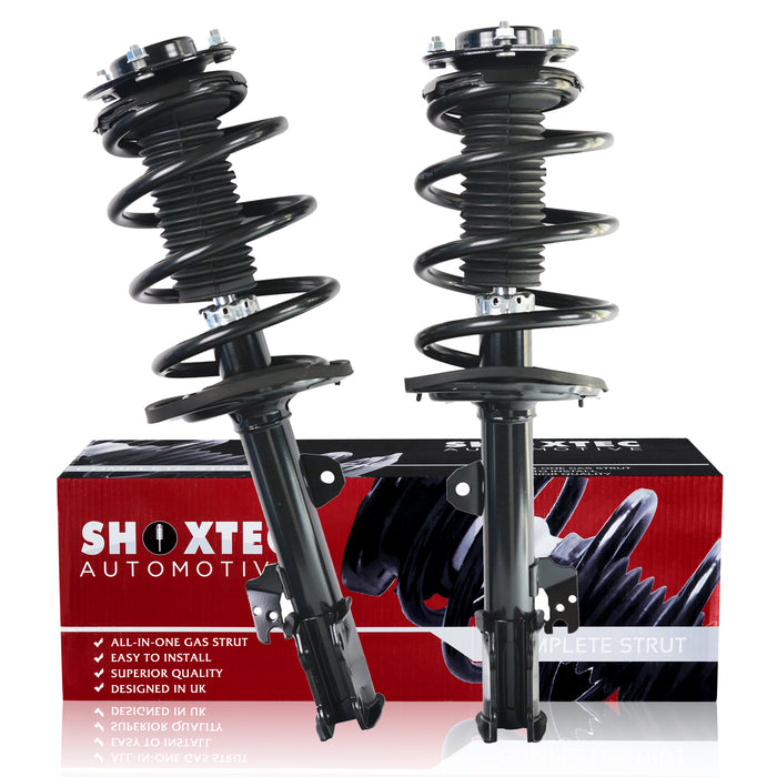 Shoxtec Front Complete Struts fits 2008-2013 Toyota Highlander Coil Spring Assembly Shock Absorber Repl. Part no. 11617 11618