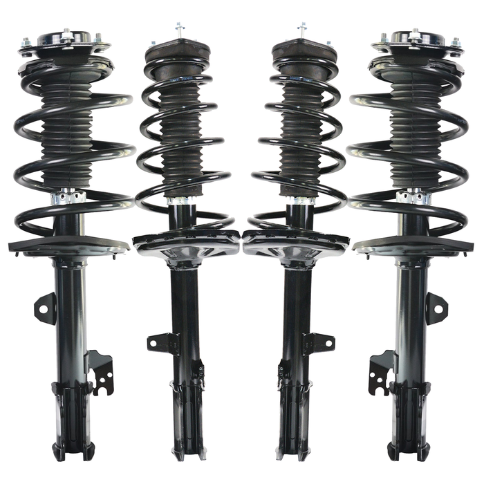 Shoxtec Full Set Complete Struts fits 2008-2013 Toyota Highlander Coil Spring Assembly Shock Absorber Repl. Part no. 11617 11618