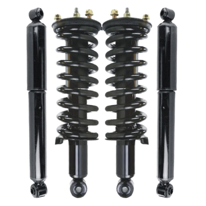 Shoxtec Full Set Complete Strut Shock Absorbers Replacement for 2005 Nissan Xterra; S, SE Replacement for 2006 Nissan Xterra; S, SE, X Replacement for 2007-2015 Nissan Xterra; RWD Only Repl. no 171103