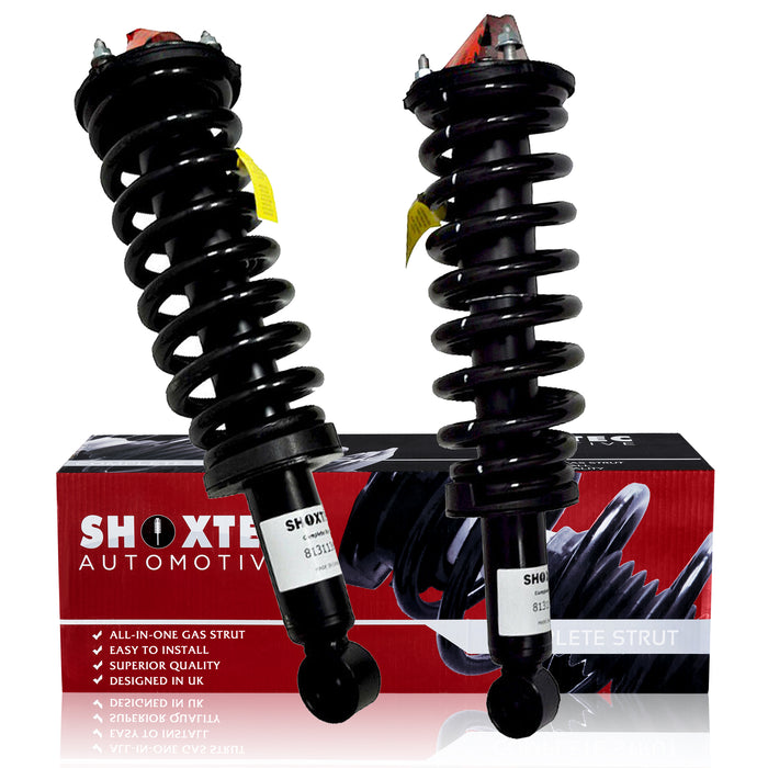 Shoxtec Front Complete Strut fits 2001-2007 Toyota Sequoia Coil Spring Assembly Shock Absorber Kits Repl Part No.171348L 171348R