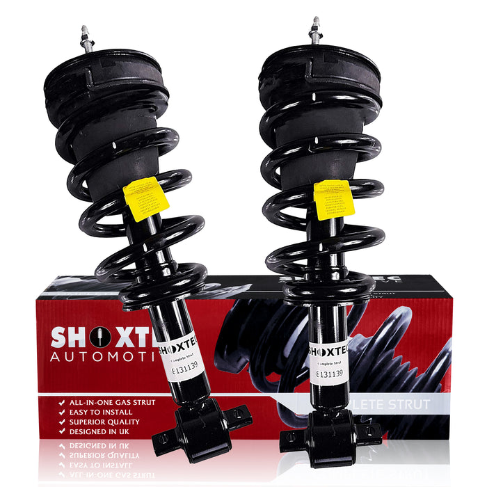 Shoxtec Front Complete Struts Coil Spring Assembly Replacement for 07-13 Chevrolet Avalanche  07 - 14 Suburban 1500 Tahoe 07-19 Tahoe GMC Yukon, Yukon XL1500