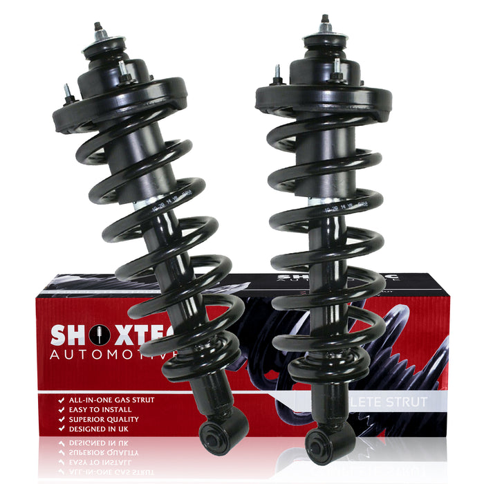 Shoxtec Rear Complete Strut Assembly Replacement for 2006-2010 Ford Explorer; 2006-2010 Mercury Mountaineer Coil Spring Assembly Shock Absorber Repl.171125