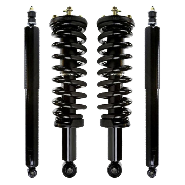 Shoxtec Full Set Complete Strut Shock Absorbers Replacement for 2000-2006 Toyota Tundra; RWD Only Repl. no 171347L 171347R 37239