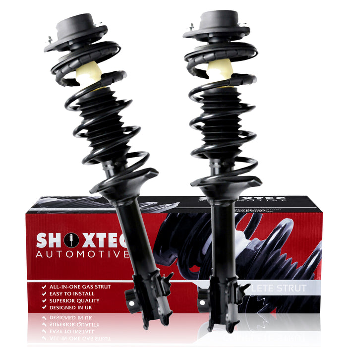 Shoxtec Rear Complete Struts fits 2000-2001 Nissan Altima Coil Spring Assembly Shock Absorber Repl. Part no. 1331652L 1331652R