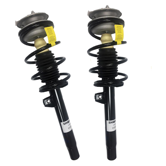 Shoxtec Front Complete Struts Assembly for 2001 - 2005 BMW 325i Coil Spring Assembly Shock Absorber Repl. Part no. 171582 171581