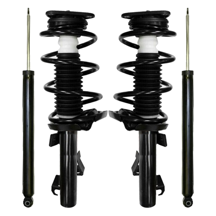 Shoxtec Full Set Complete Strut Shock Absorbers Replacement for 2004-2009 Mazda 3 All Trim Levels Repl. No 172263 172264 5607