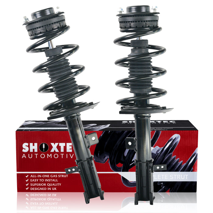 Shoxtec Front Complete Struts Assembly fits 2008-2010 Chrysler Sebring; 2011-2014 Chrysler 200 Coil Spring Shock Absorber Repl. part no. 172332 172333