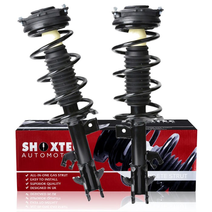 Shoxtec Front Complete Struts Assembly fits 2007-2012 Nissan Versa Coil Spring Assembly Shock Absorber Repl. Part No. 172352 172351